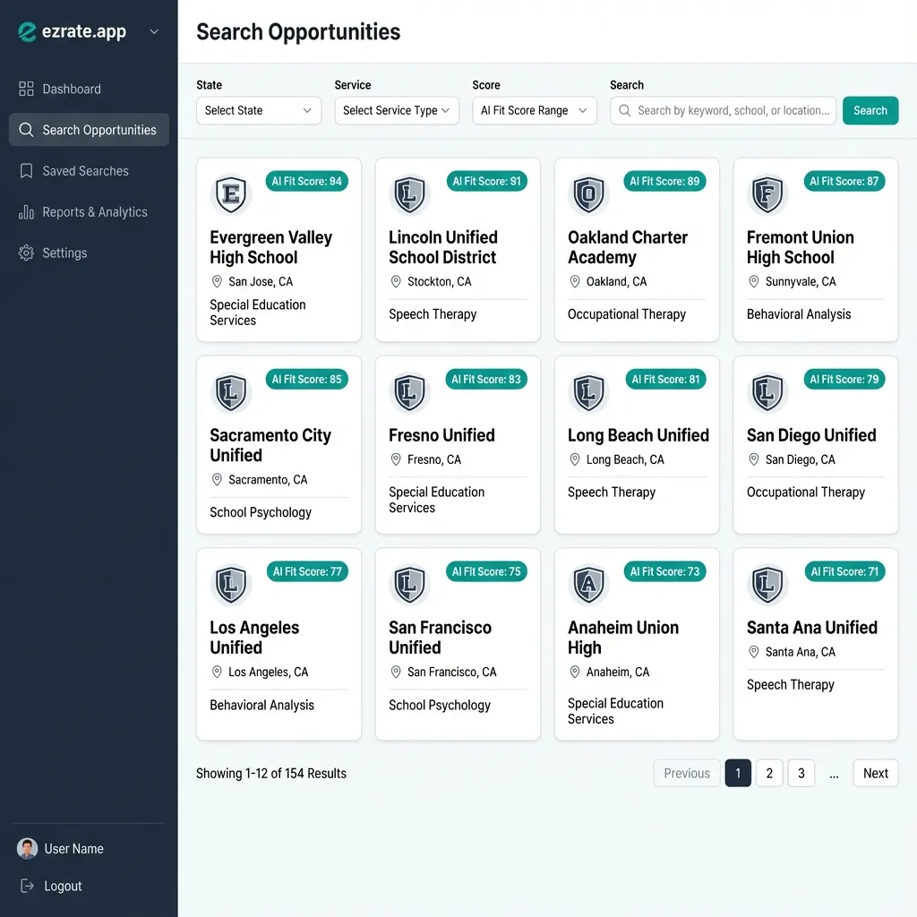 AI Fit Scoring Interface